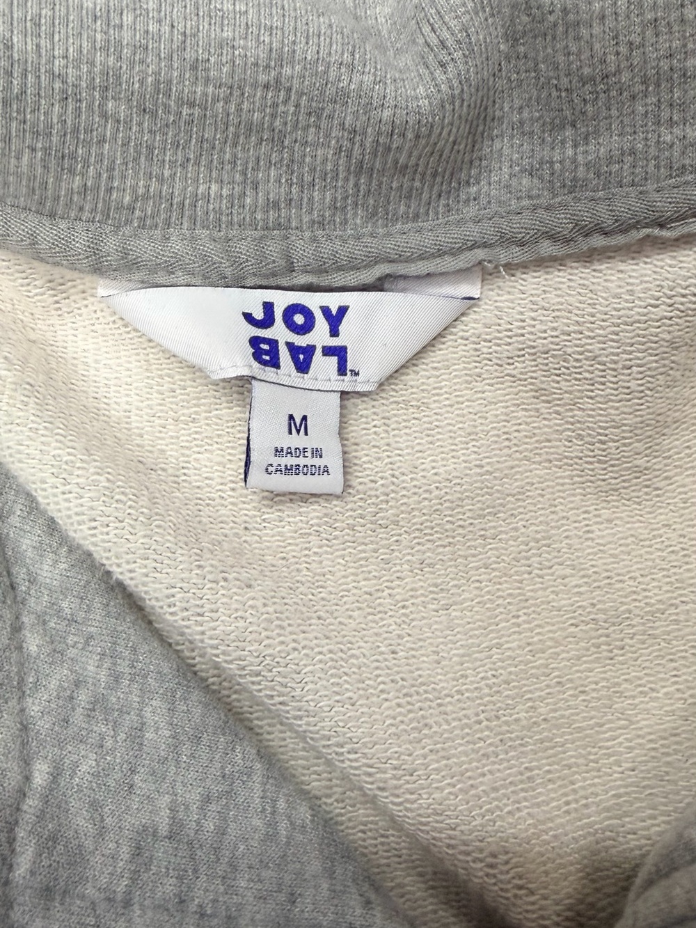 JoyLab Light Gray Half-Zip Sweatshirt - Picture 9 of 11